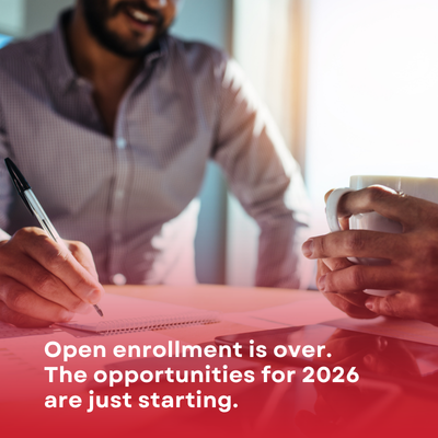 Newsletter about using open enrollment to plan for 2026.
